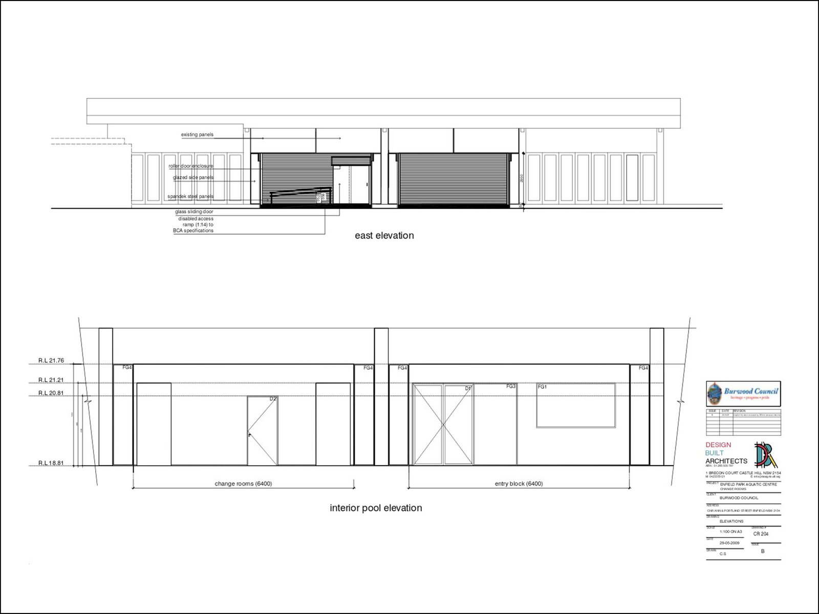 ENFIELD POOL & AQUATIC CENTRE - NEW CHANGE ROOMS